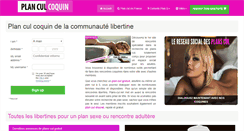 Desktop Screenshot of plan-cul-coquin.com