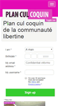 Mobile Screenshot of plan-cul-coquin.com